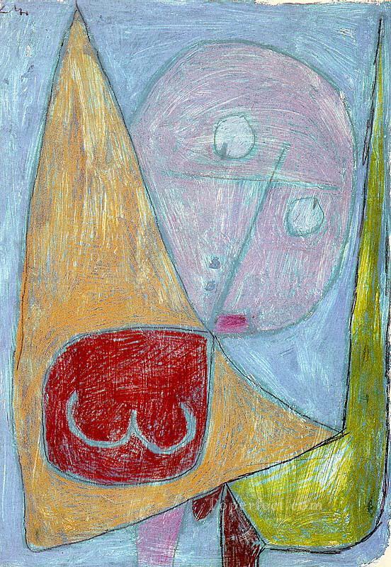Angel Still Feminine Paul Klee Oil Paintings